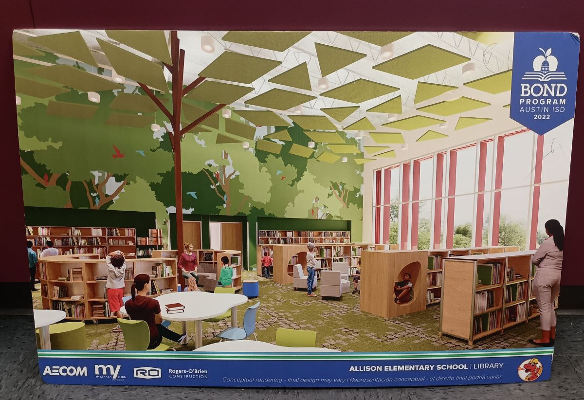 rendering of new library